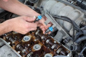 Fuel system cleaning