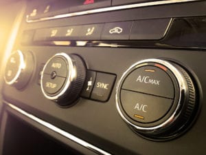Car A/C controls