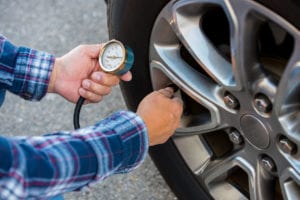 Tire pressure check